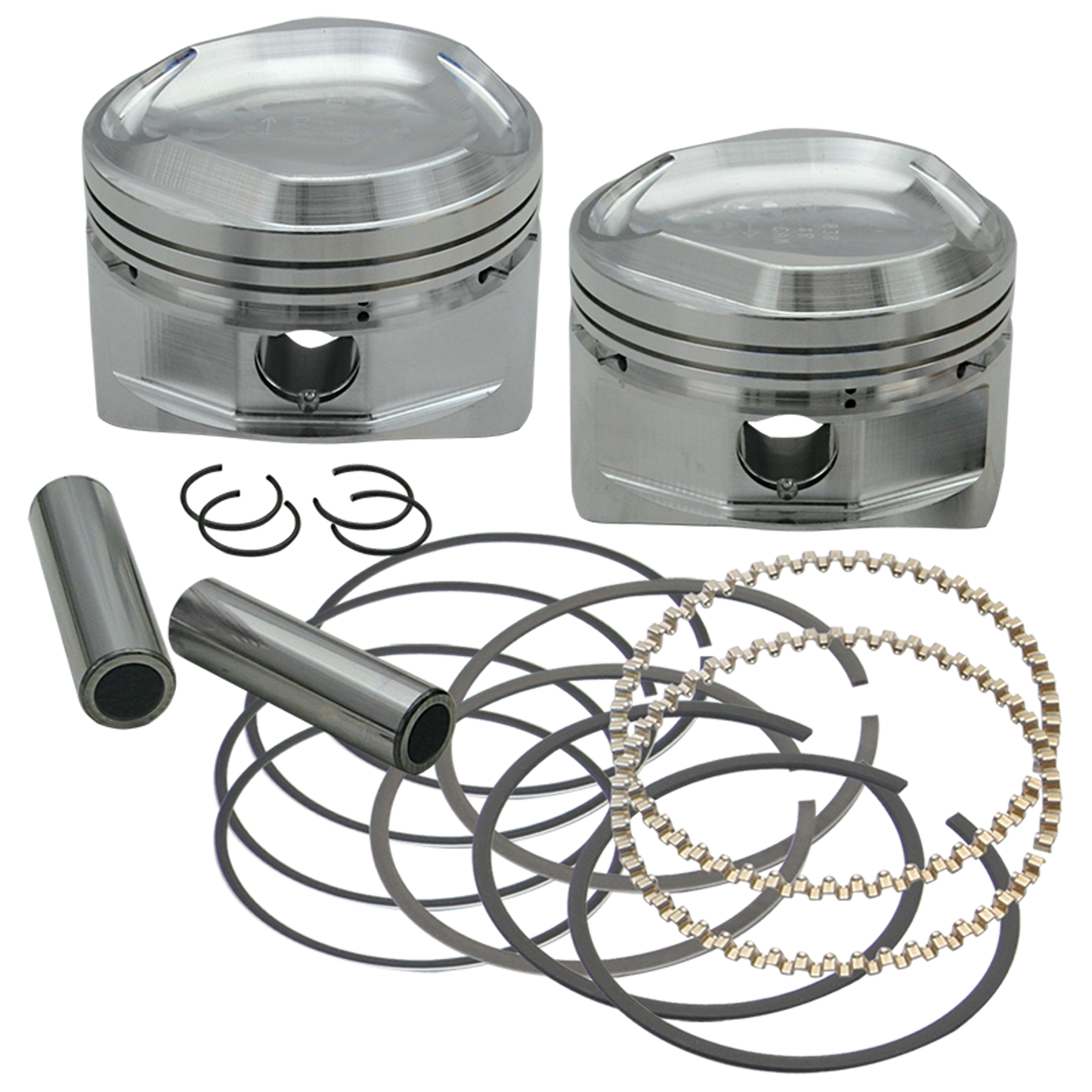 S&S 3.625" piston kit BT84-99 w/SS heads