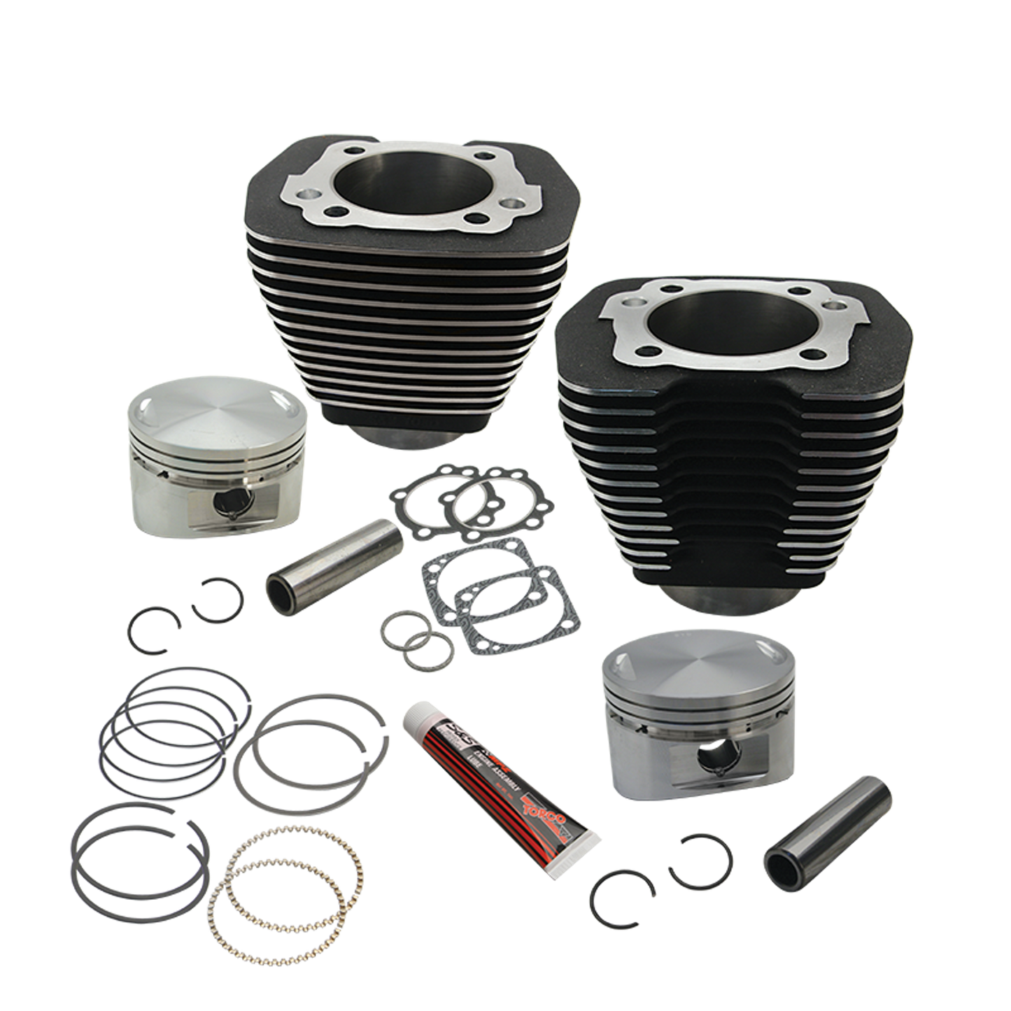 S&S 3-5/8" cyl.kit BT84-99 blk stck head