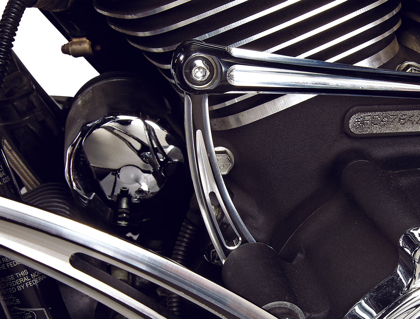 DEEP CUT FLT SHIFTER ROD LEVER, CHR