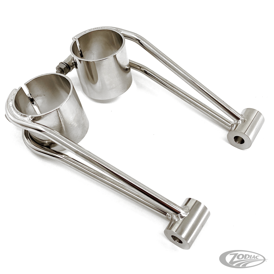 Vintage polish inox 41mm lightbracketset