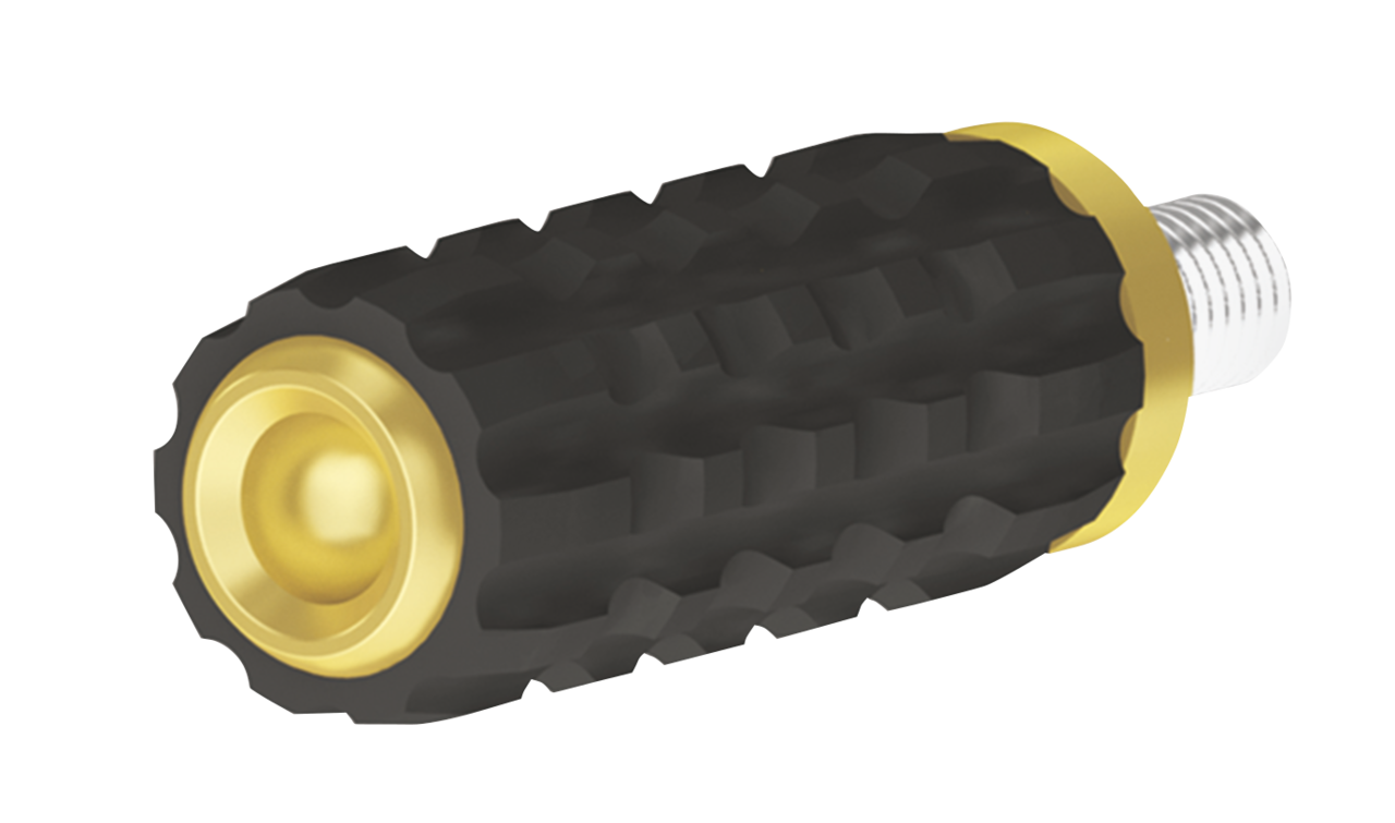 RSD toe peg billet traction brass