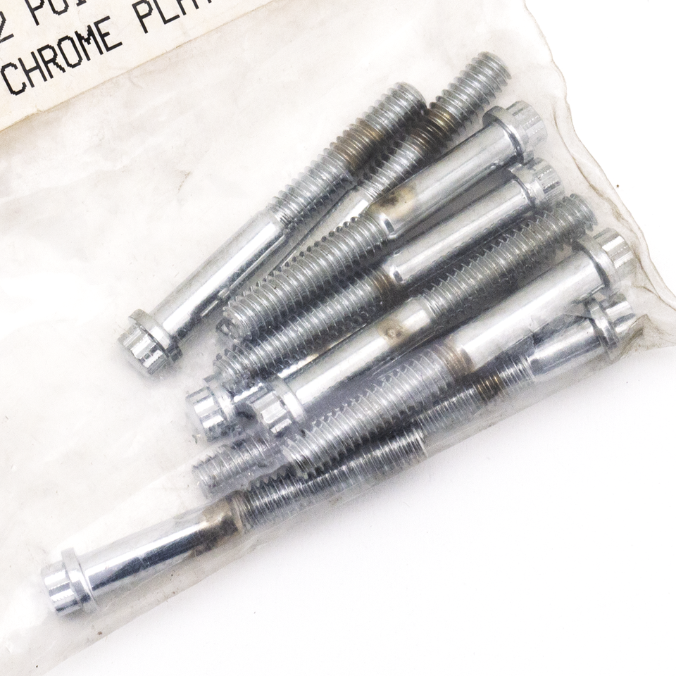 10pck 12-point bolts,1/4-20 x 2",