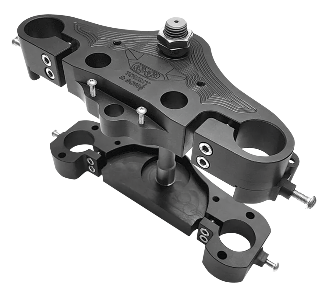 Triple trees for 23" wheel 49mm FLH/T14-