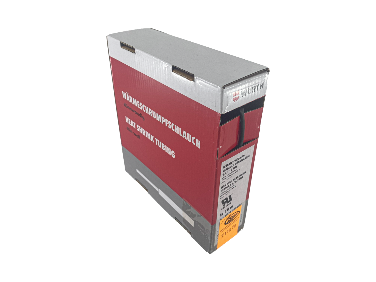 10Meter Shrink socket tube 2.4mm/1.2mm