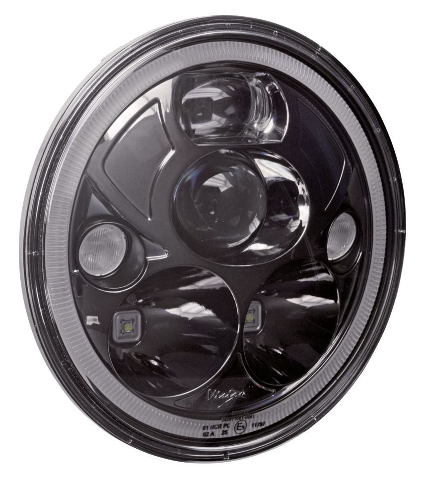 Vision X round 7" Black with halo