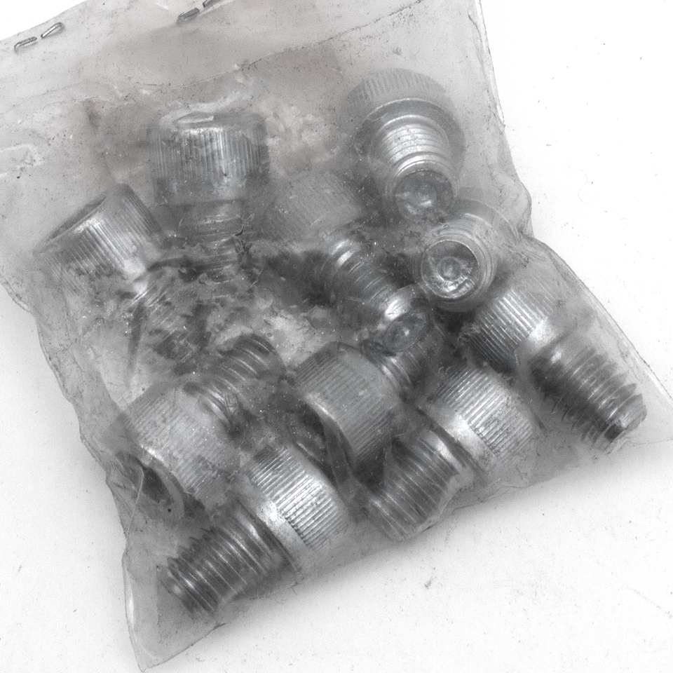 10pck allen bolt 3/8-16x1/2" UNC zinc