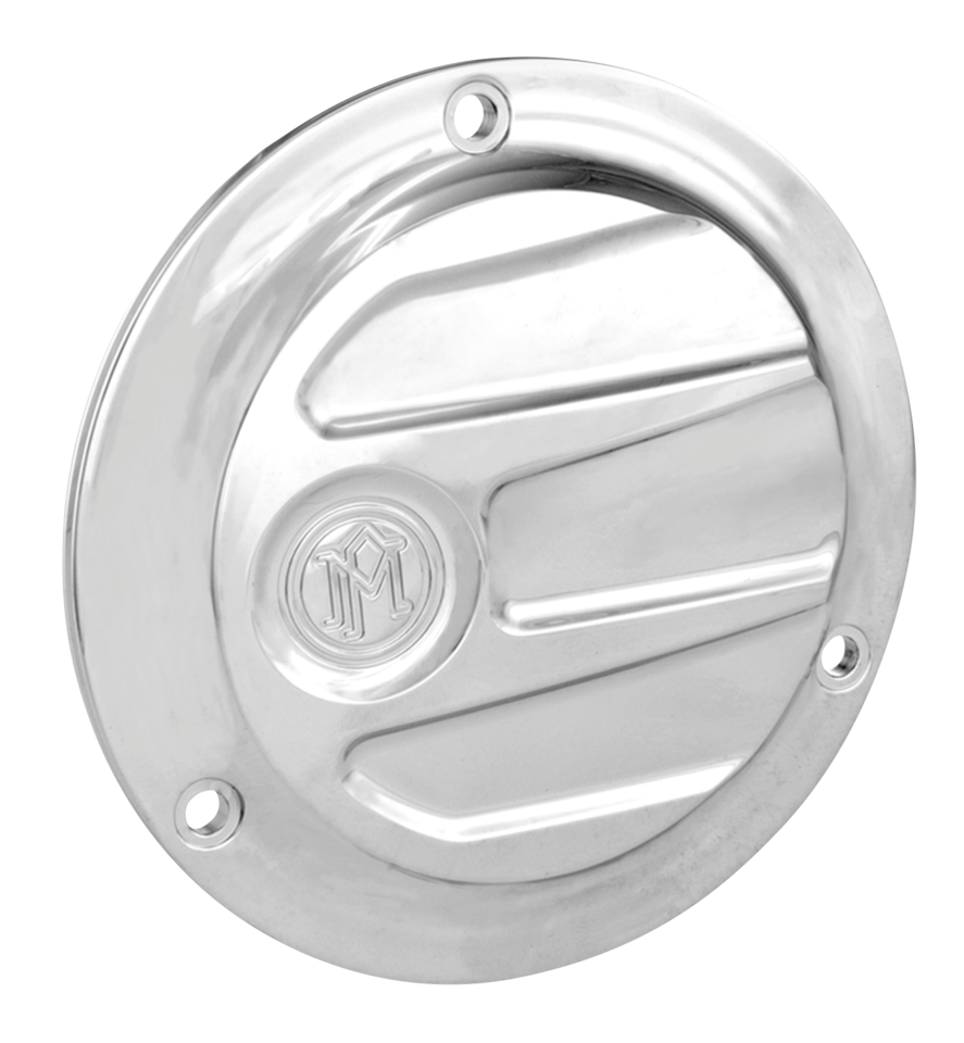PM Scallop Derby cover Chrome 3-hole