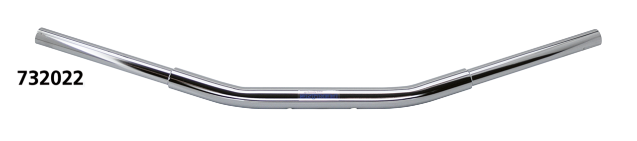 Drag bar 1-1/4" 82cm wide 5 hole Chrome