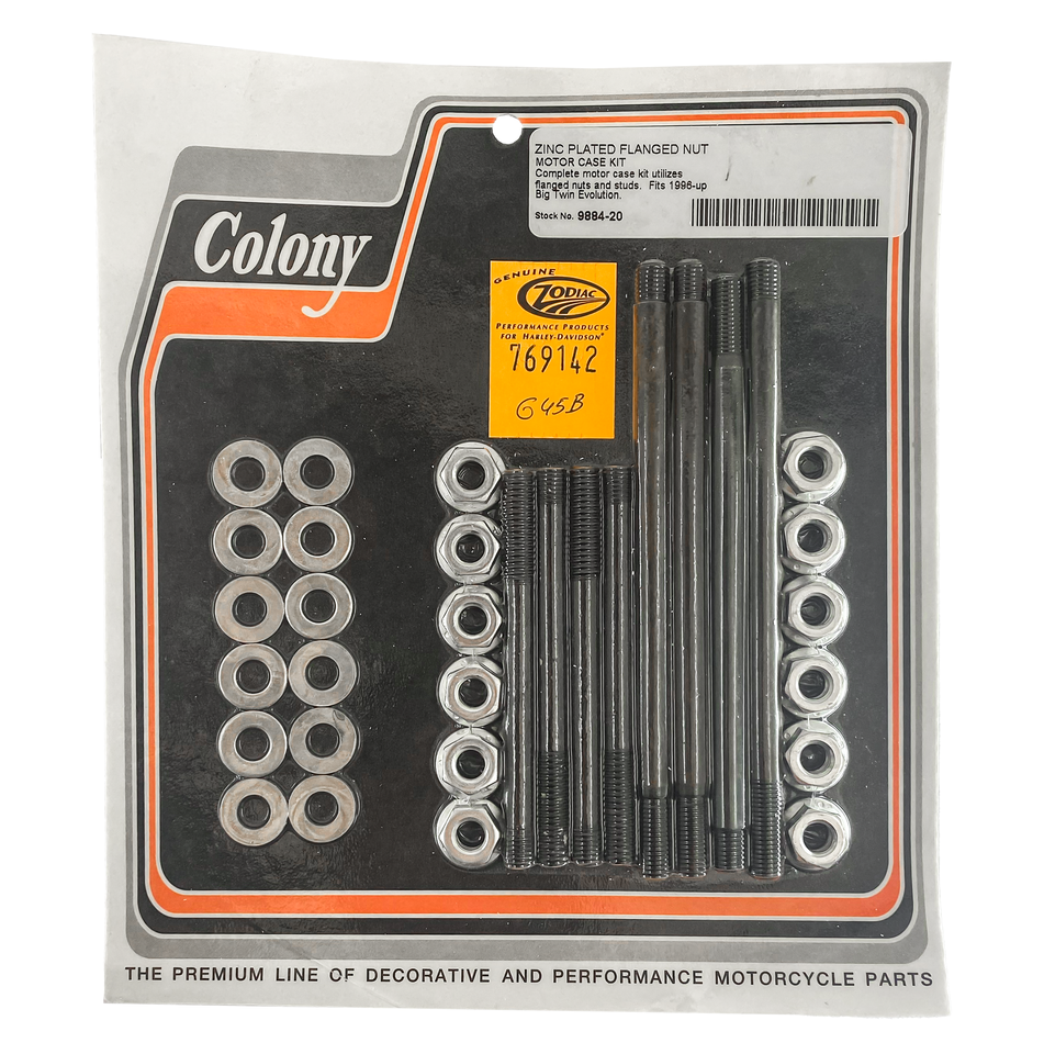 Crankcase bolt kit BT96-00, white pltd