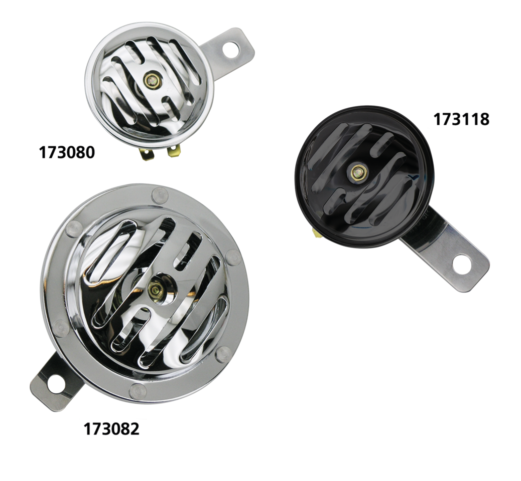 GZP Chr mini horn grooved cover with bra