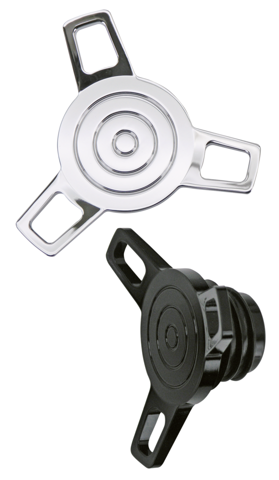 GZP Blk screw-in pre96 spinner cap vntd