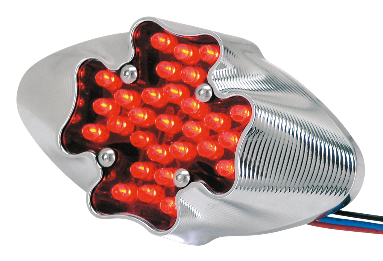 GZP Chrome stepped LED taillight