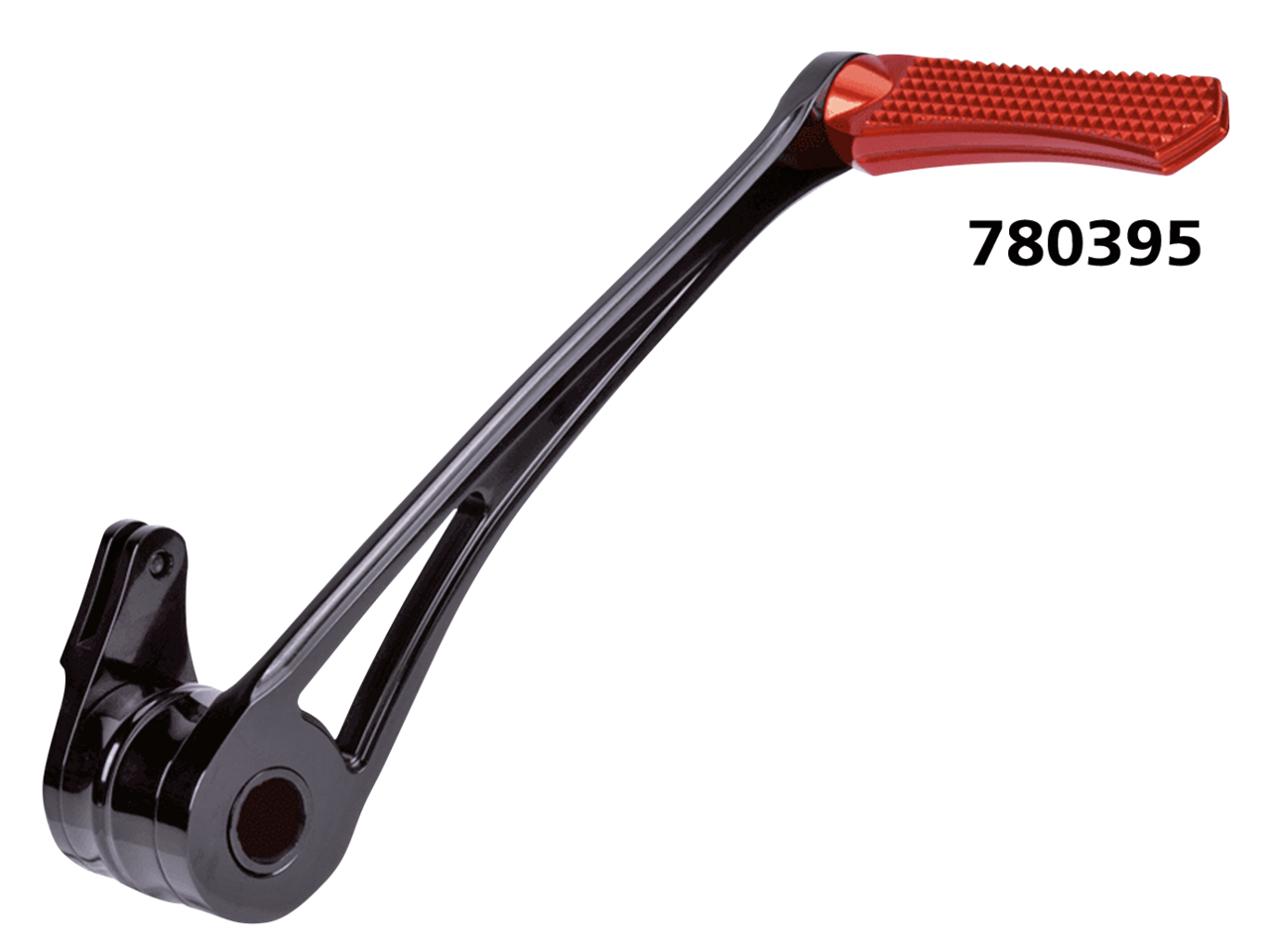 DIAMOND BRAKE ARM BLK+RED PEG FLH/T14-UP