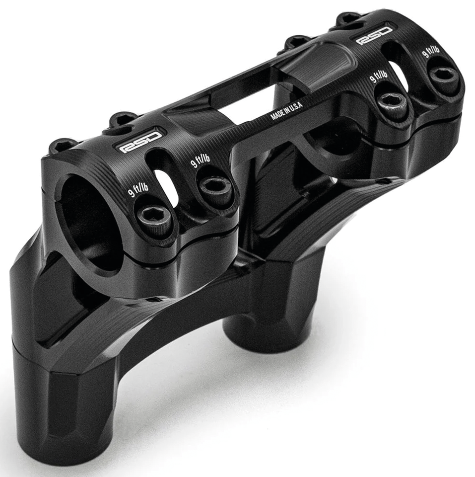 RSD Sector PB Risers 5" One-Piece Black