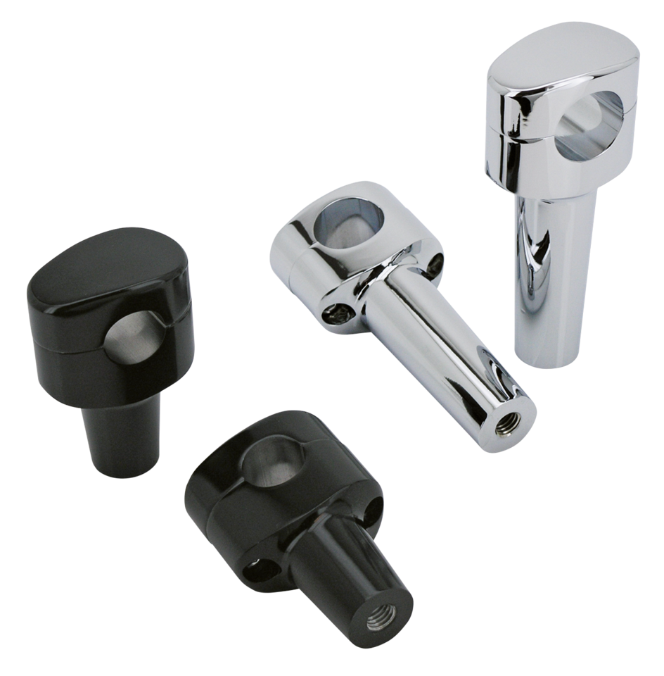 GZP Black 3" riser set for 1.25" handleb