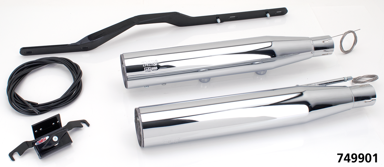 MCJ Royal Slip-Ons XL14-16 Chrome