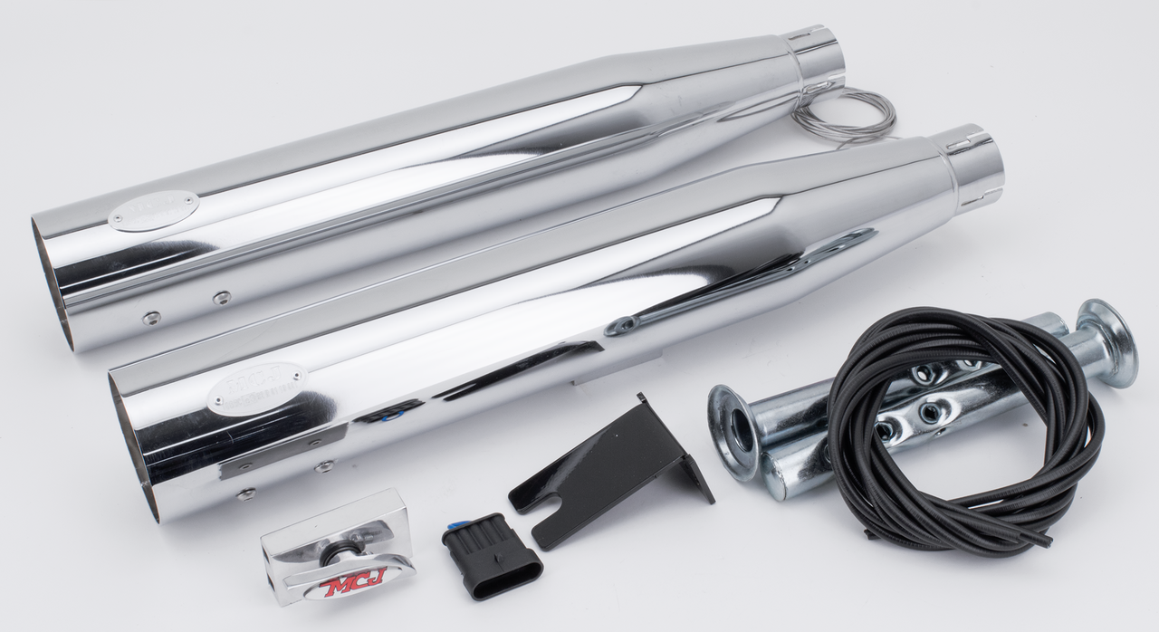 MCJ Royal Slip-Ons FLSTN17 Chrome