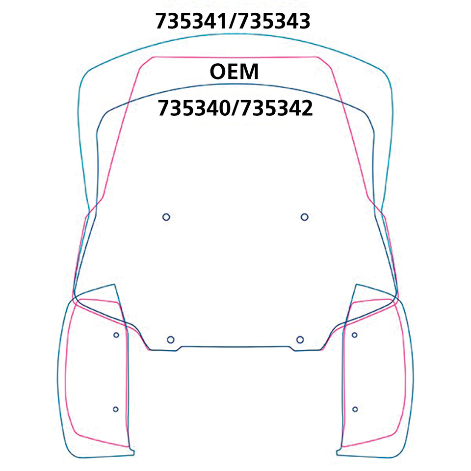 NC V-Stream short clear plain RA21-up