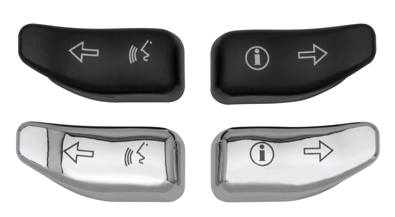 GZP Chr turn switch extnsions FLH/T14-up