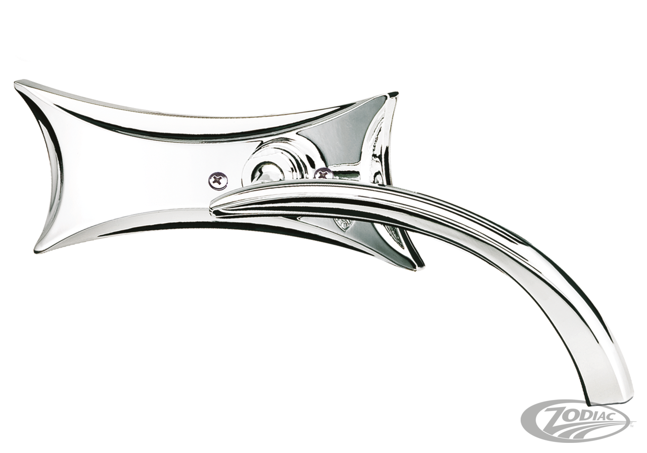 CHROME FOUR POINT MIRROR RIGHT