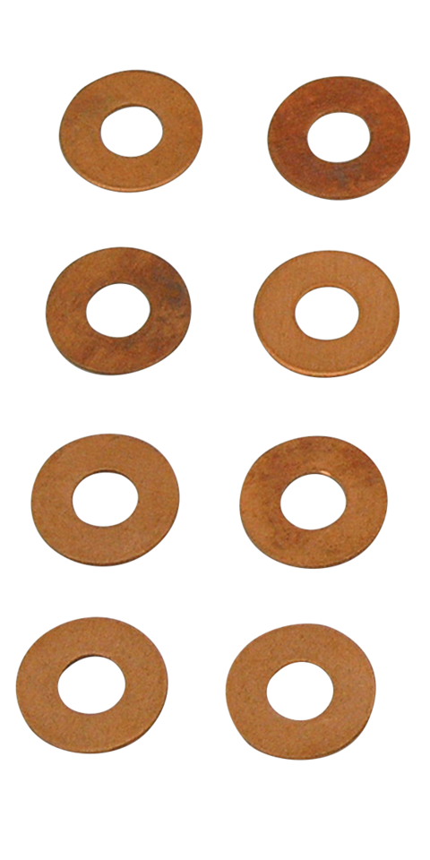 Rocker Cover Washer Copper Set8