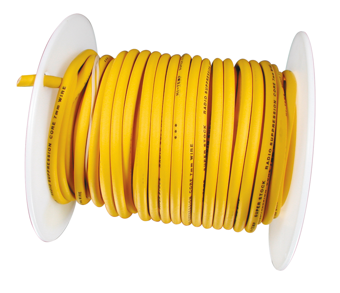 60Ft 8.8 Ignition Wire Yellow Graphite
