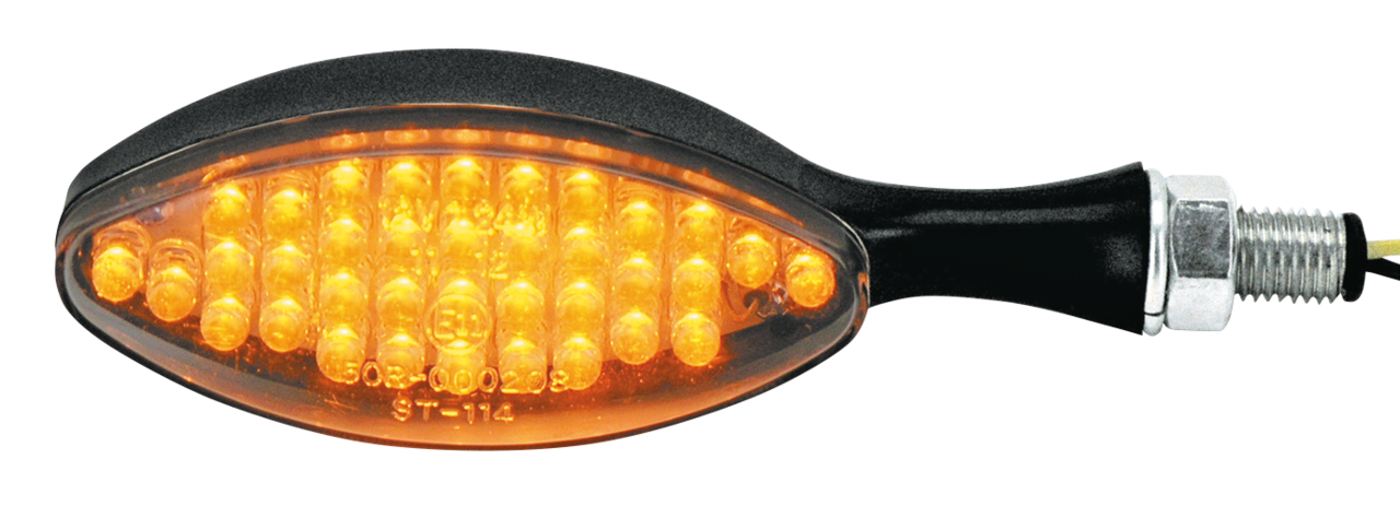 GZP Black LED turn signal E-appr.Clearle