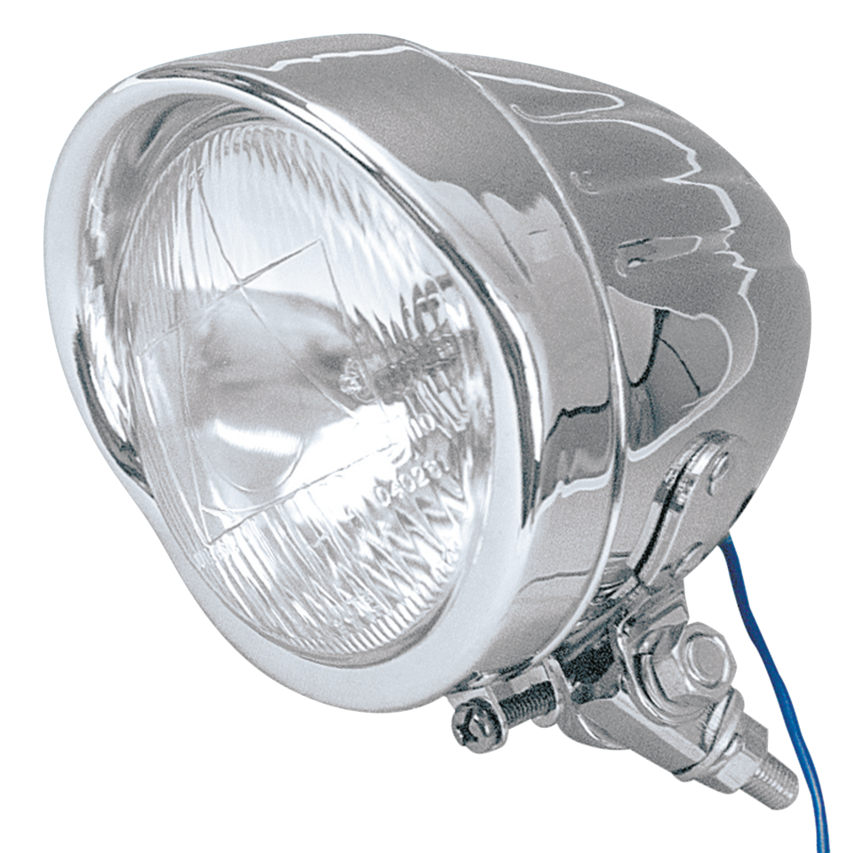 GZP Chrome 4.5" Long Body Spotlight