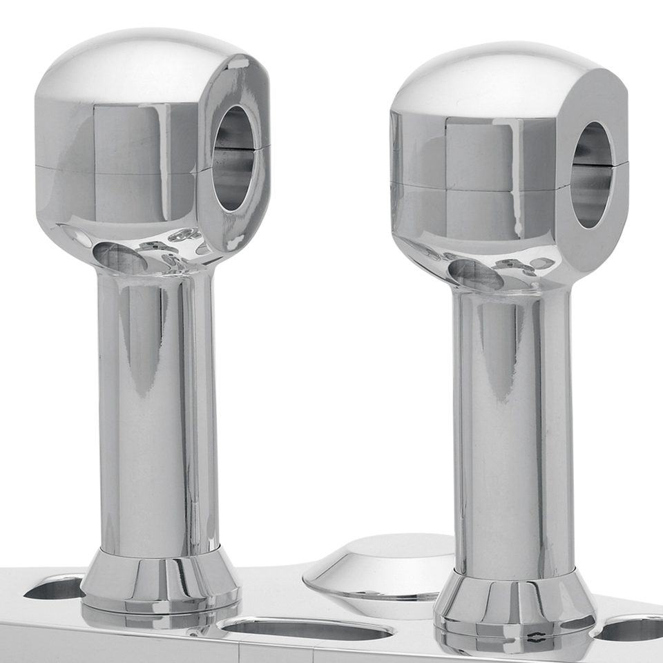 4" Risers for 1" Handlebars Polished