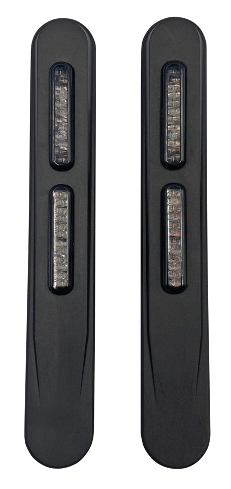 Blk E-marked LED flush mounted taillight