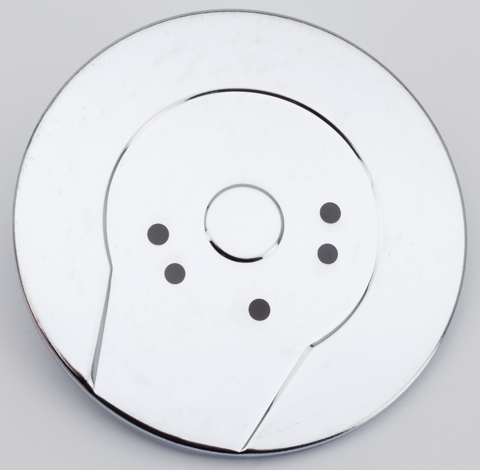 Chrome dust shield cover FL52-79