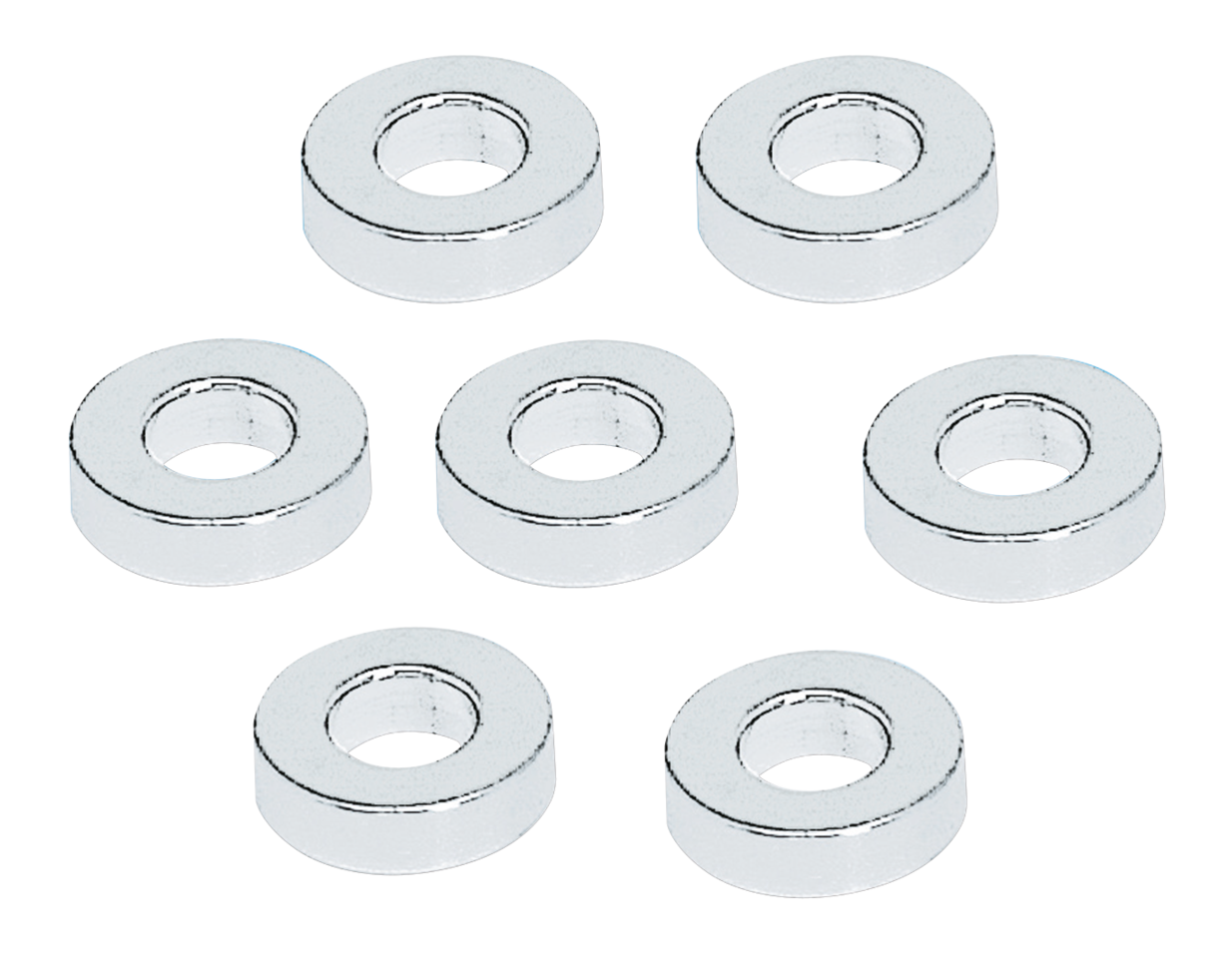 EVO Headbolt washers chrome