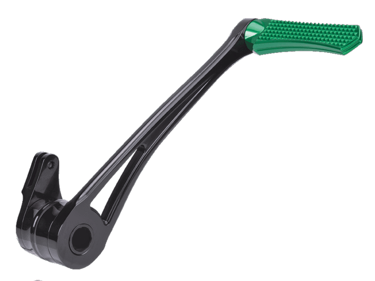 DMND BRAKE ARM BLK+GREEN PEG FLH/T08-13