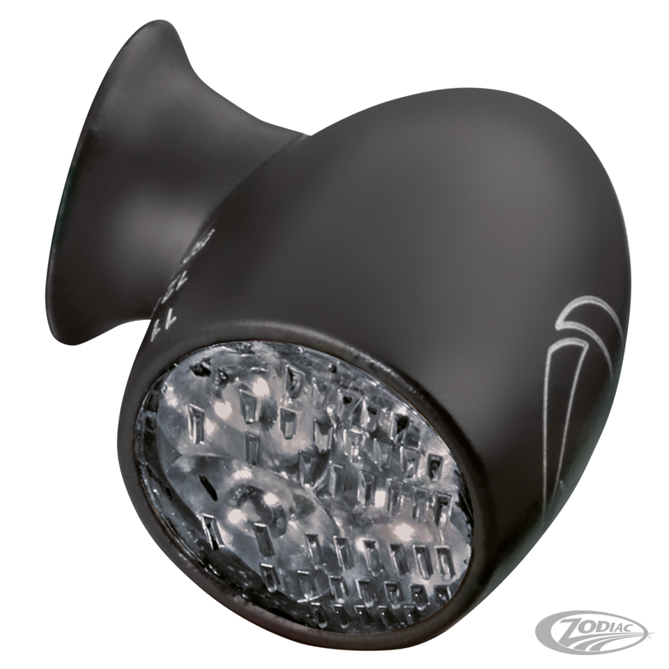 Kellermann Bullet Atto Blk dark LED turn