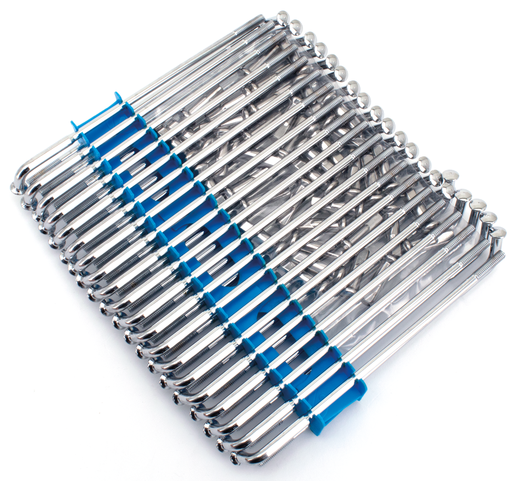 GZP Chrome spoke kit 16" alu NG hub