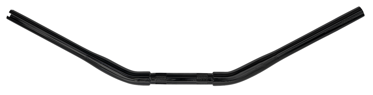 Burly 1-1/4" Drag Bar 0" Rise TBW Black