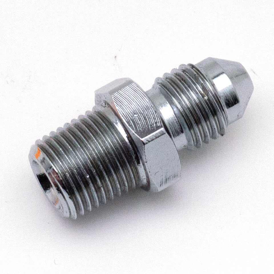 Adaptor 1/8NPTF female : AN3 male chrome