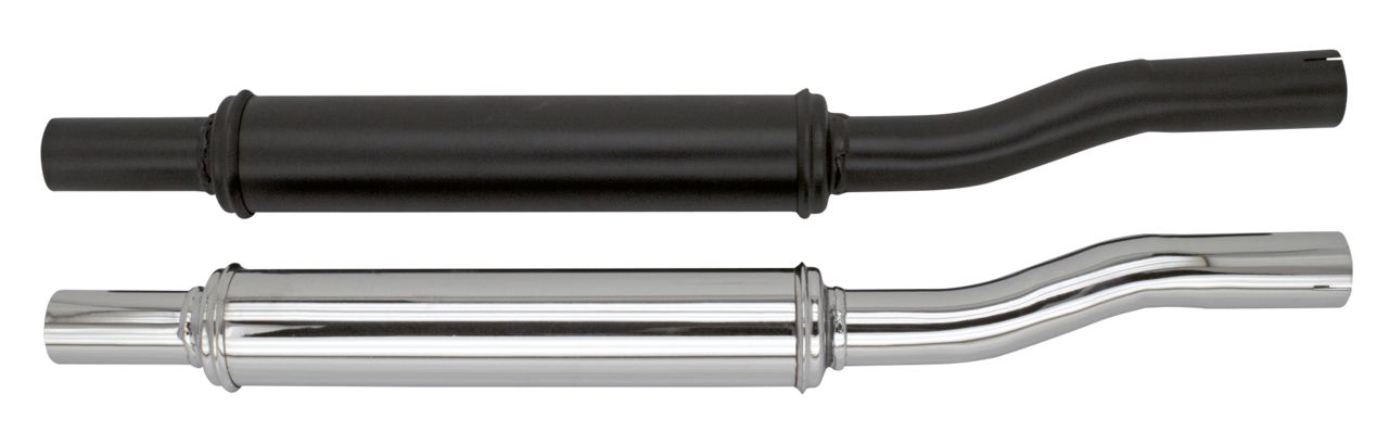 Chrome 1950-style Muffler WL32-52