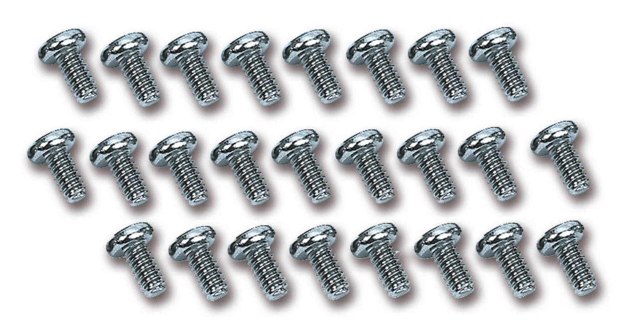 GZP 25pck Screw #6-32x1/4" Pan head PZ1