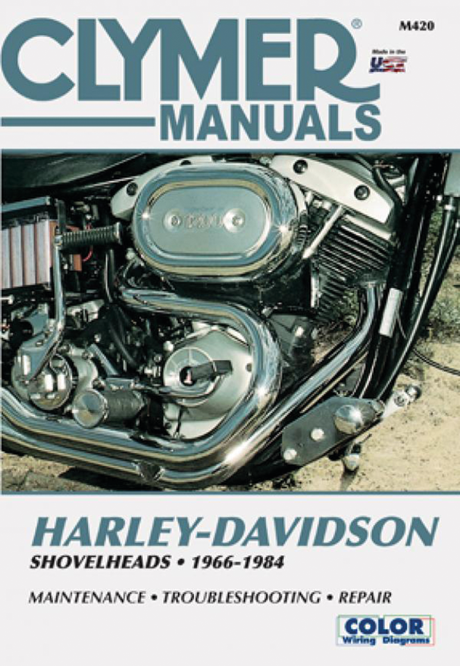Clymer service manual BT66-84 Shovelhead