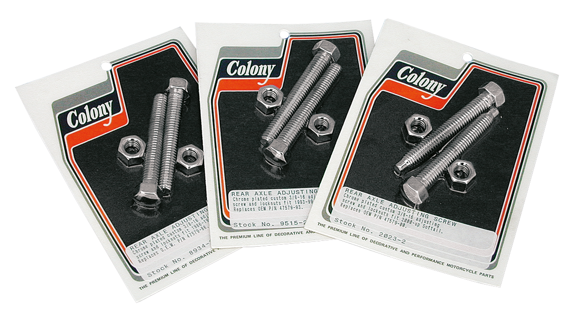 Rear Wheel adjuster Softail 86-92 set