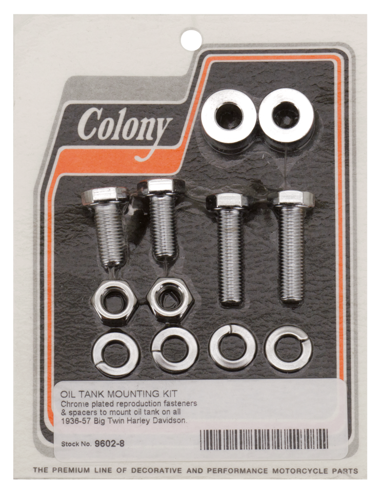 Colony Oil tank mounting kit white plate
