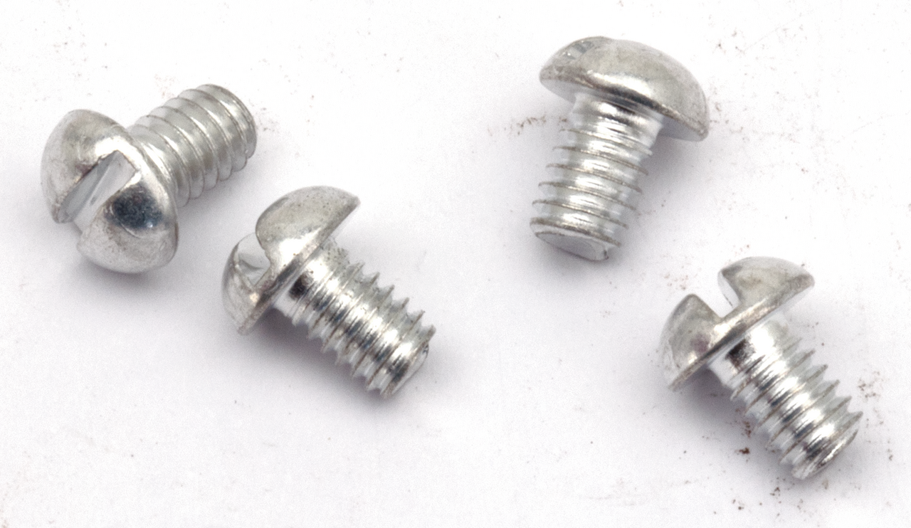 Screws (4) #8-32x1/4" round head zinc