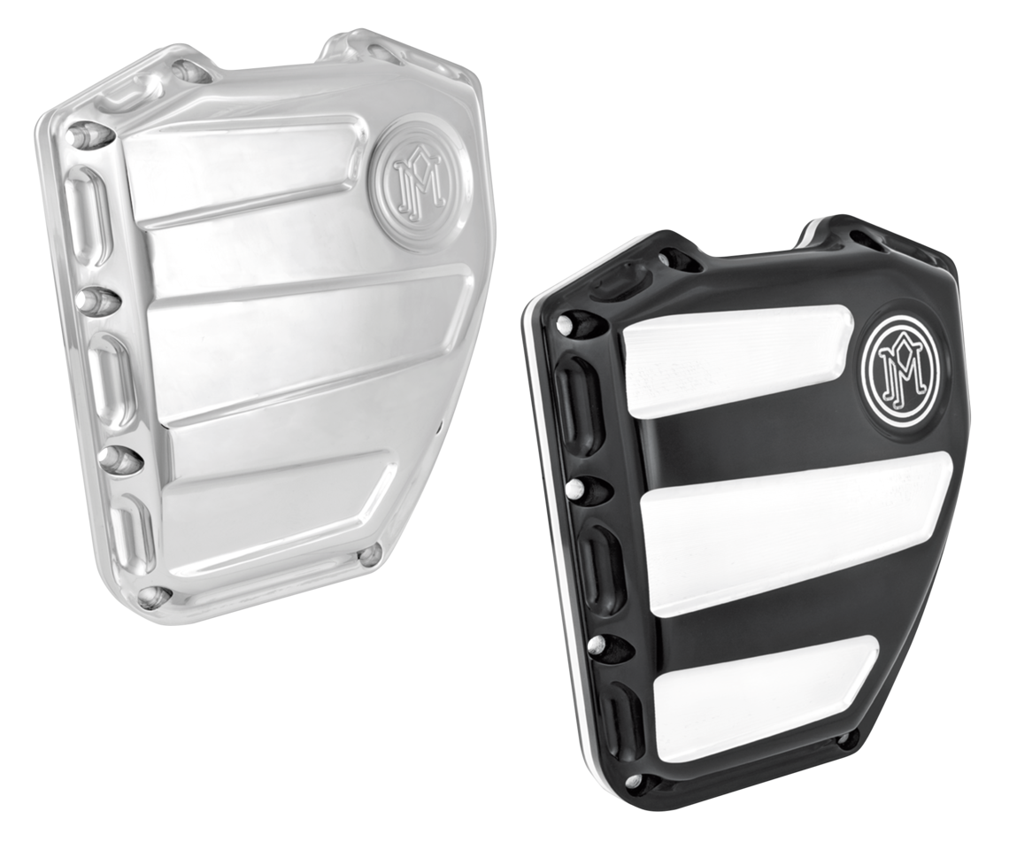 PM Scallop TC01-17 cam cover Chrome