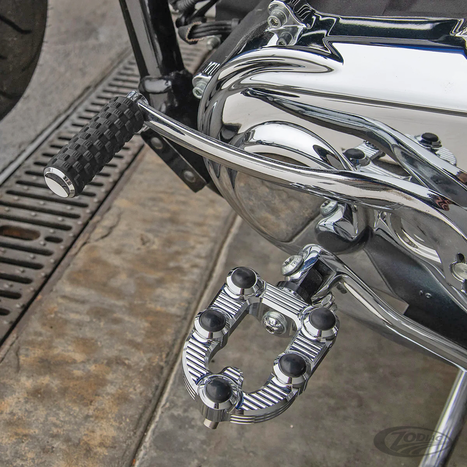 Ness MX Foot Pegs Chrome No Mounts