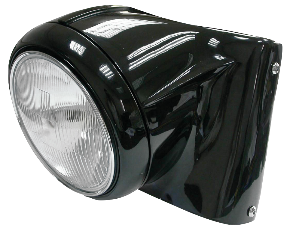 GZP Blk 7" headlight nacelle kit DOT app
