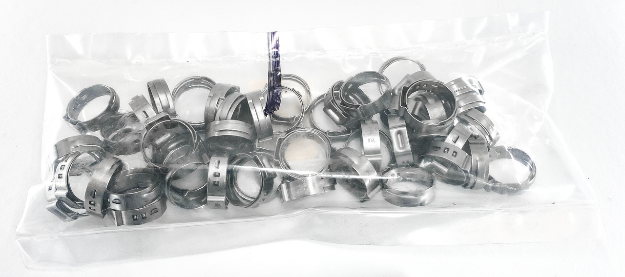 50pck Oetiker Hose clamps 16.6-19.8mm