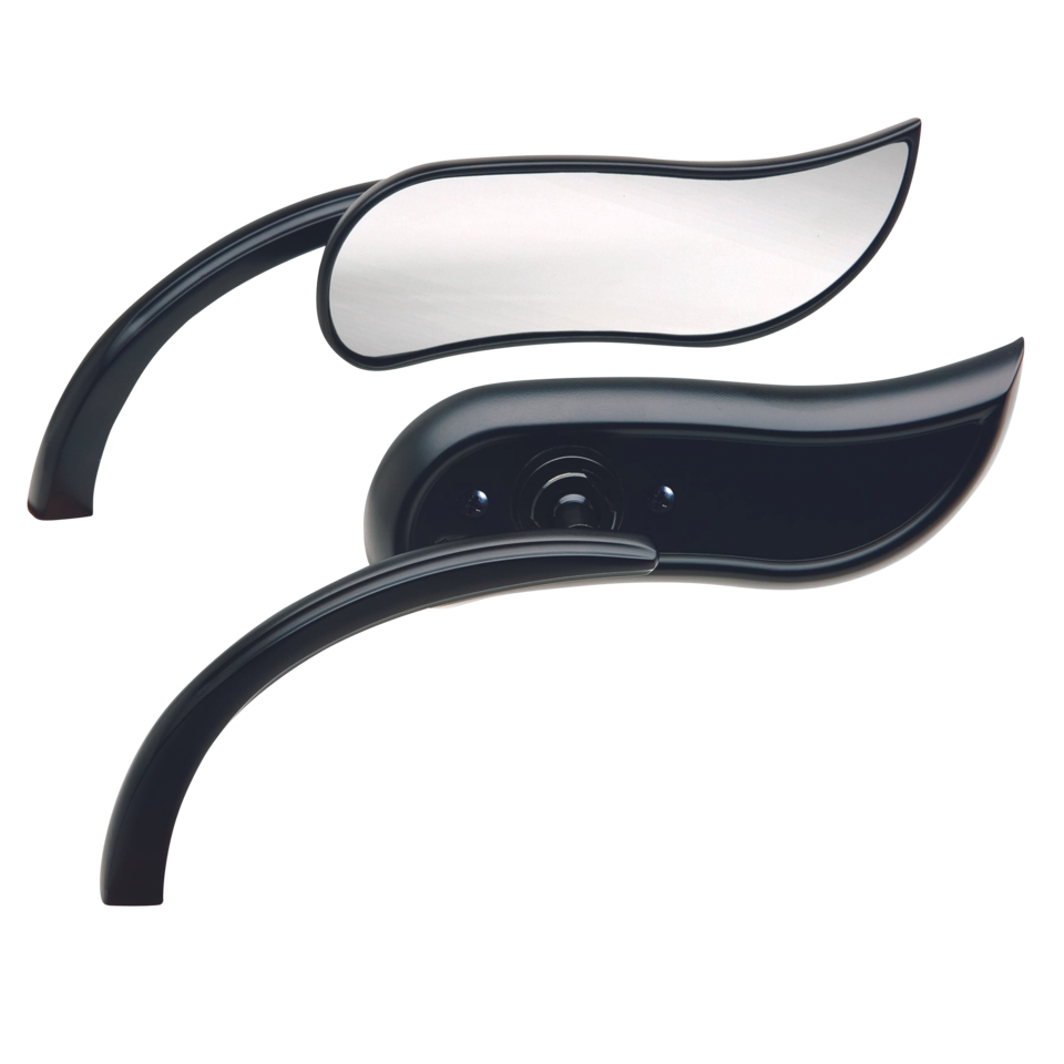 UPSWEPT MIRROR BLACK, LEFT