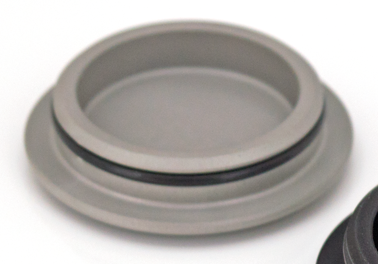 Axle cap, each, Ohlins clear anodised