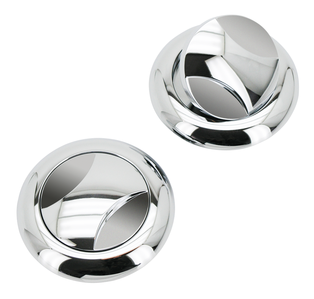 GZP Chrome Viper gascap R/H w/checkvalve